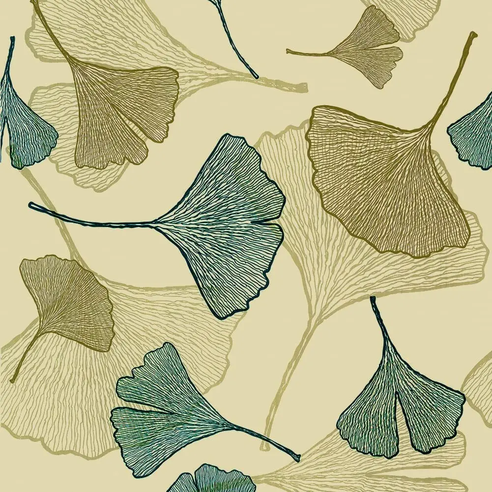 GinkgoLeafPeelandStickWallpaperFloralLeavesRemovableSelf