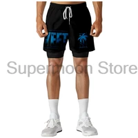 Jey Uso Yeet Sweatshorts Men's 2 in 1 Running Shorts Women Basketball Pants Unisex Outdoor Sportwear 2