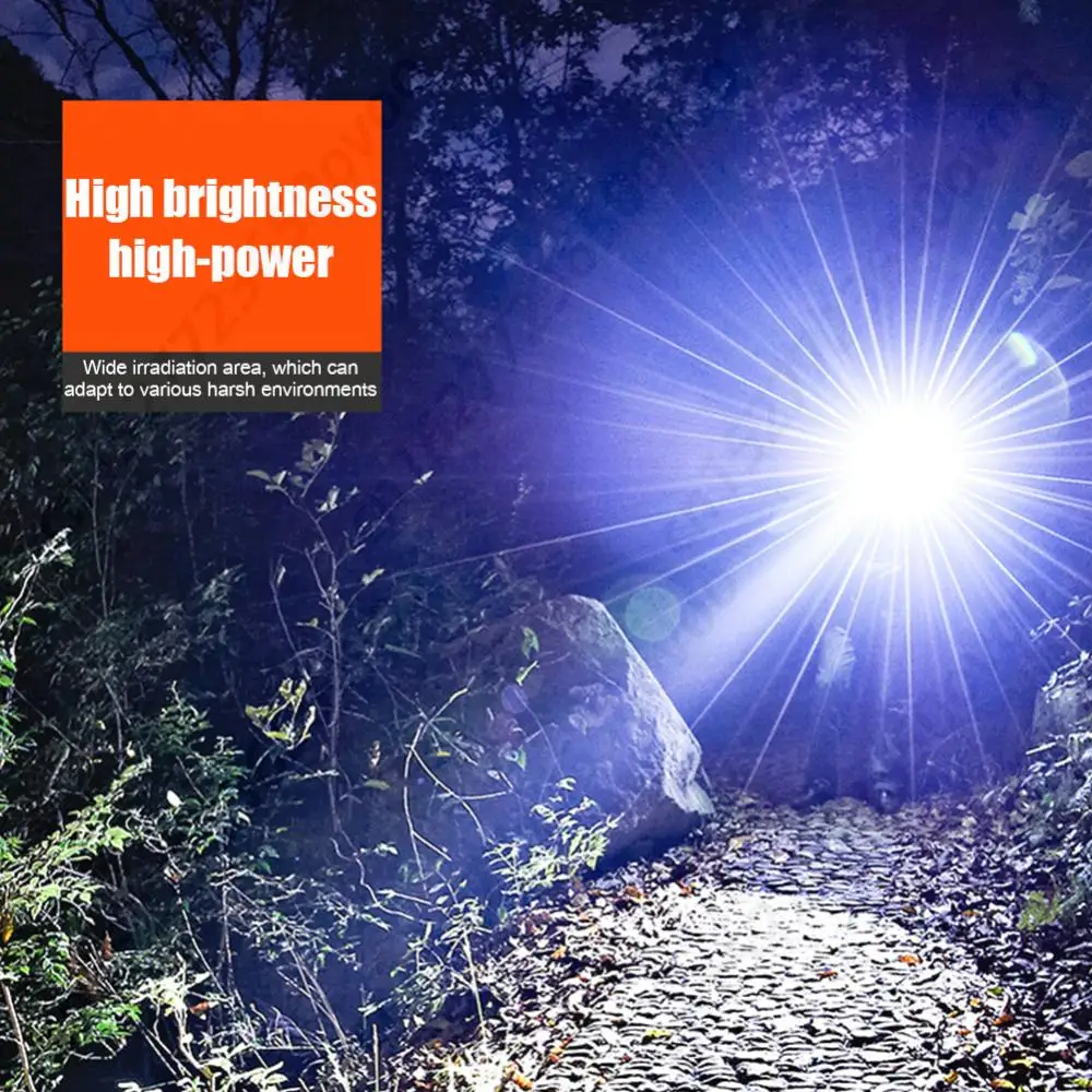Head-Mounted Flashlight Torch Solar USB Rechargeable Head Light Waterproof for Fishing Running Camping Supplies