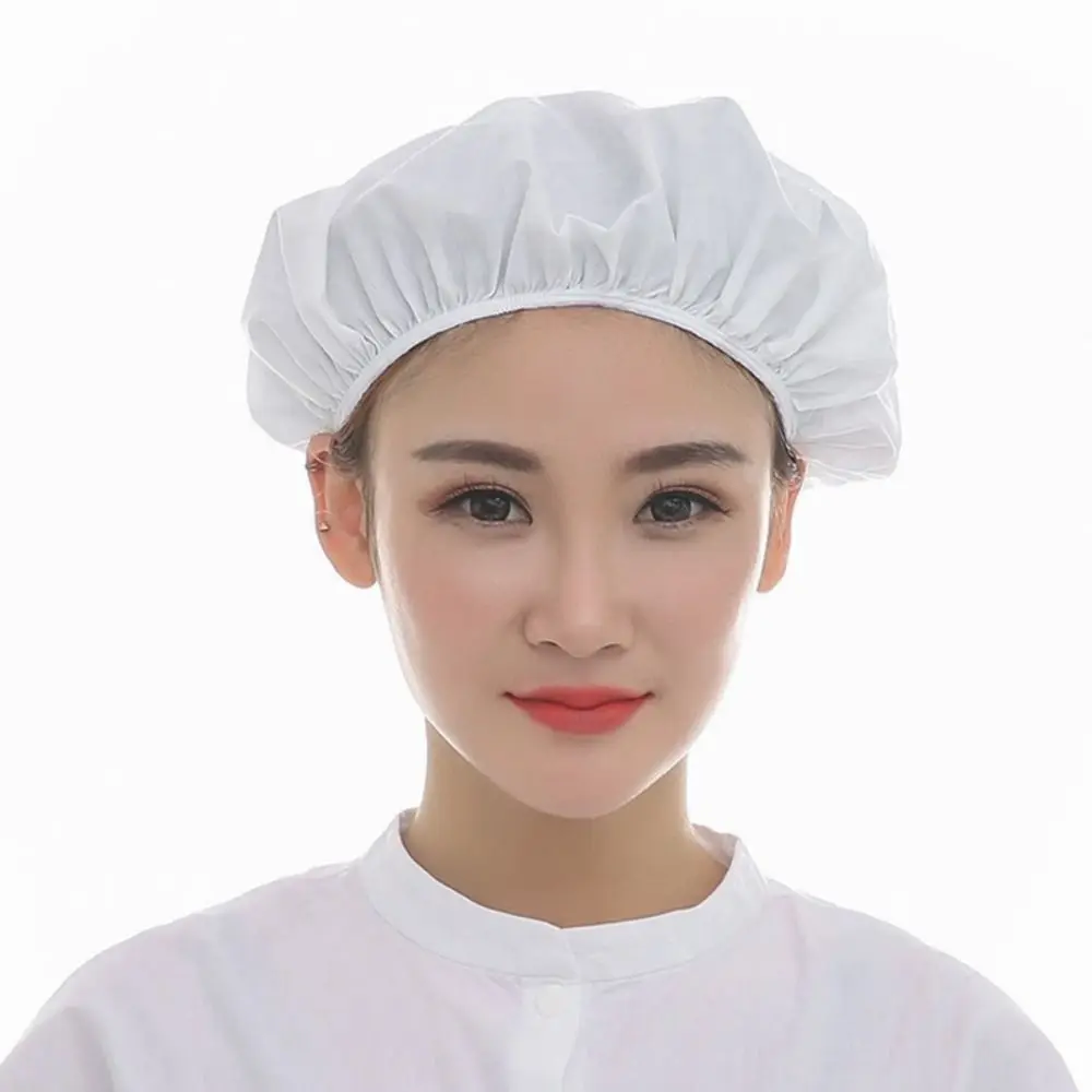

Шляпа для повара из хлопчатобумажной ткани, шляпа для шеф-повара, рабочая одежда для выпечки для отелей и кухонь, мужская и женская