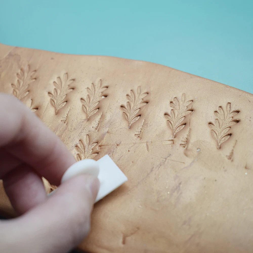 Grass Leaf Clay Stamps Embosser Seal Creative Polymer Clay Cutter Jewelry Pottery Ceramic Crafts Diy Earring Making Supply Tool polymer clay tools pottery tools clay sculpting tools pottery sculpting tools clay craft tool