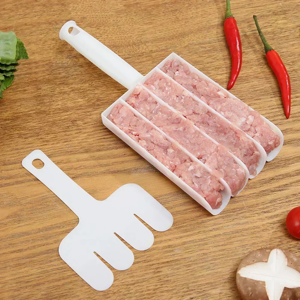 Creative Plastic Meatball Maker Set Fried Fish Beaf Meat Making Balls Mold Spoon Meat Tools Kitchen Gadgets Cooking Accessories