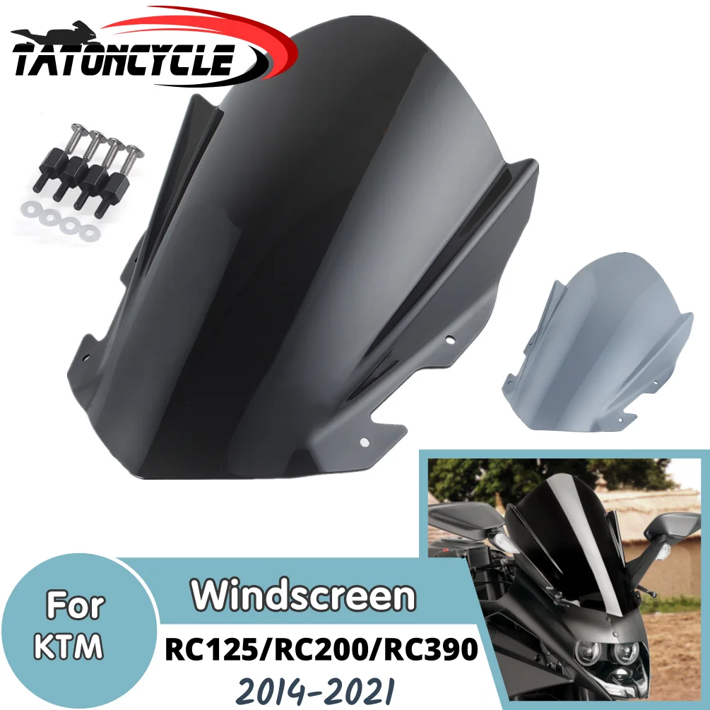 RC125 RC200 RC390 Windscreen Windshield for KTM RC 125 200 390 2014