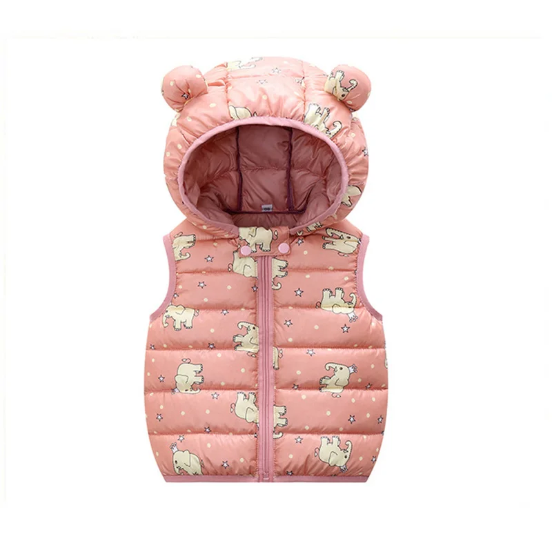 Autumn Winter Baby Outerwear Baby Boys Girls Down Jackets Cartoon Mouse for 1-5Y kids jackets winter coat