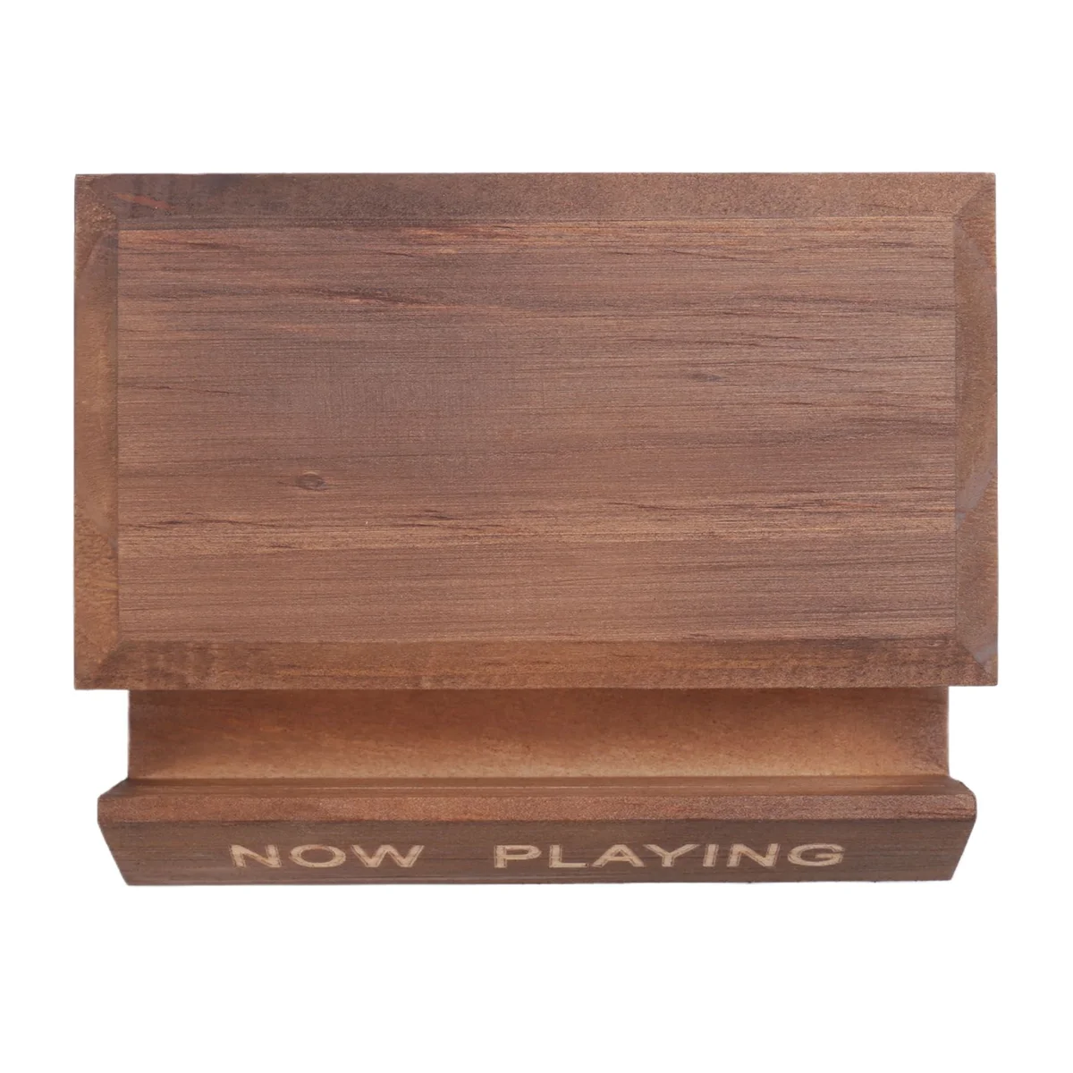 NOW Playing Vinyl Record Stand Vinyl Record Holder Display Wood Records Storage Stands for Albums Spinning Accessories 6