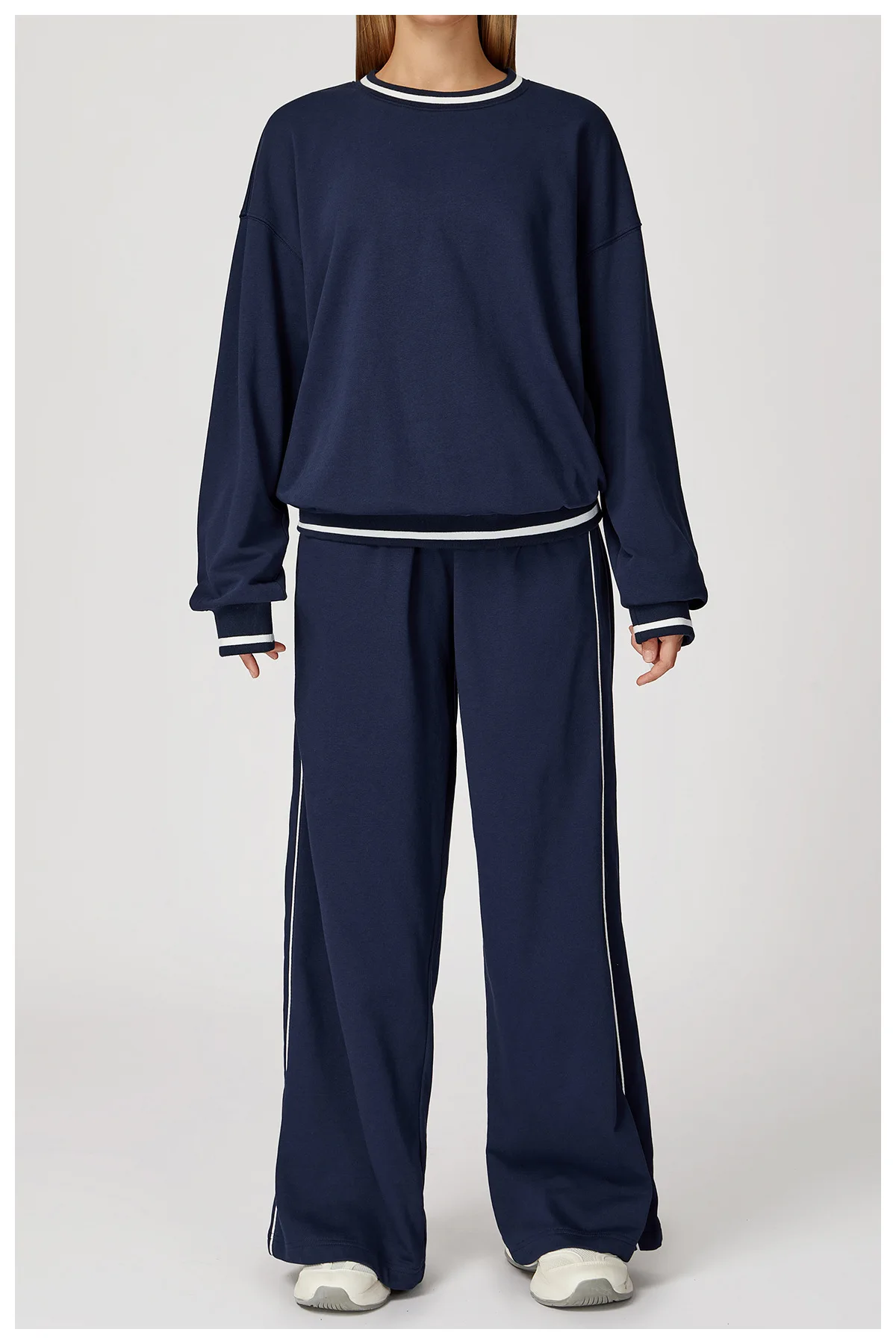 Pantalon Jogger Large Femme avec Poches