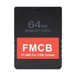 Enhanced Gaming Memory Card with Free McBoot (64MB  V1.966 A)