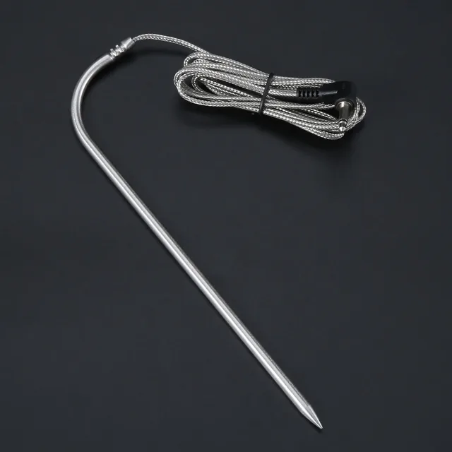 1Pc Pb-Rp-1250 Bbq Húshőmérsékleti Szonda Érzékelő 18 Cm Fit Pit Főnök Fa Pellet Grill Rtd Read Control 3.5 Mm Universal Adapter