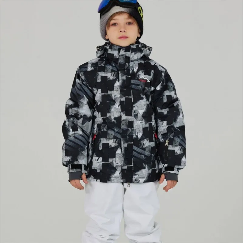 детский лыжный костюм Children Boys Girl Kids Snowboard Ski Suit Waterproof Outdoor Sports Jacket Pants Snowsuit