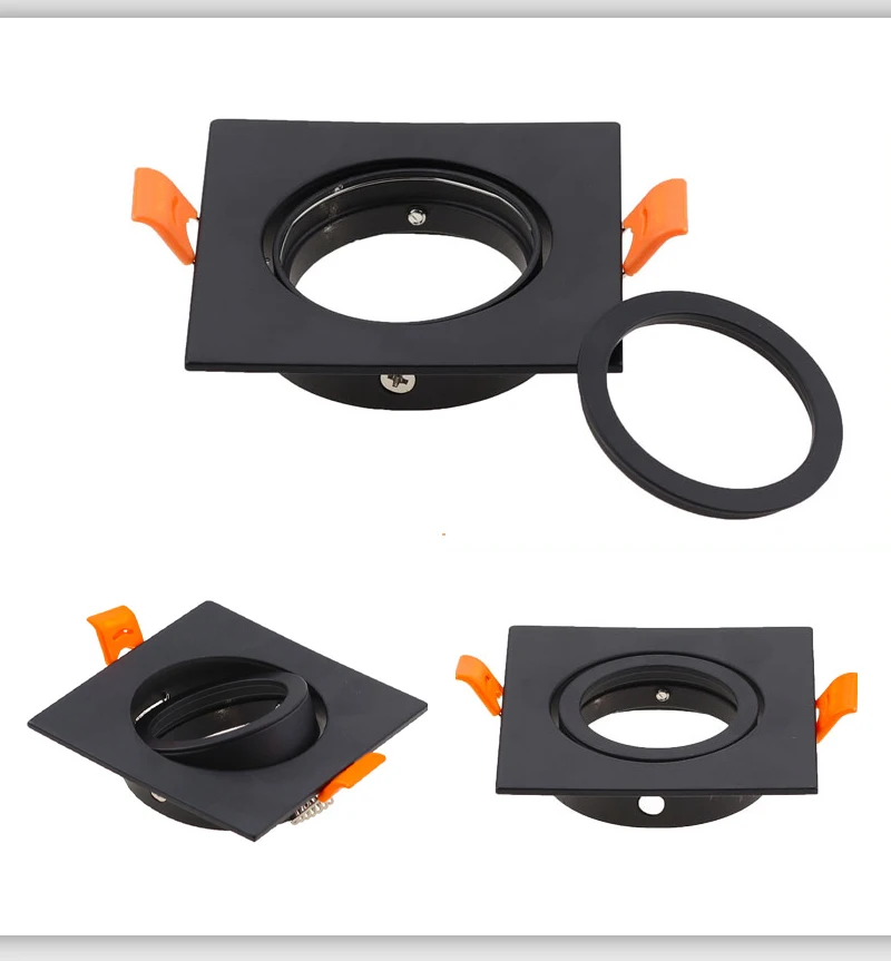 1/10PCS Adjustable Ceiling Light Frame Holder for GU10 Sbc22f4ffc6894f8f98c6f96b0f93f722W