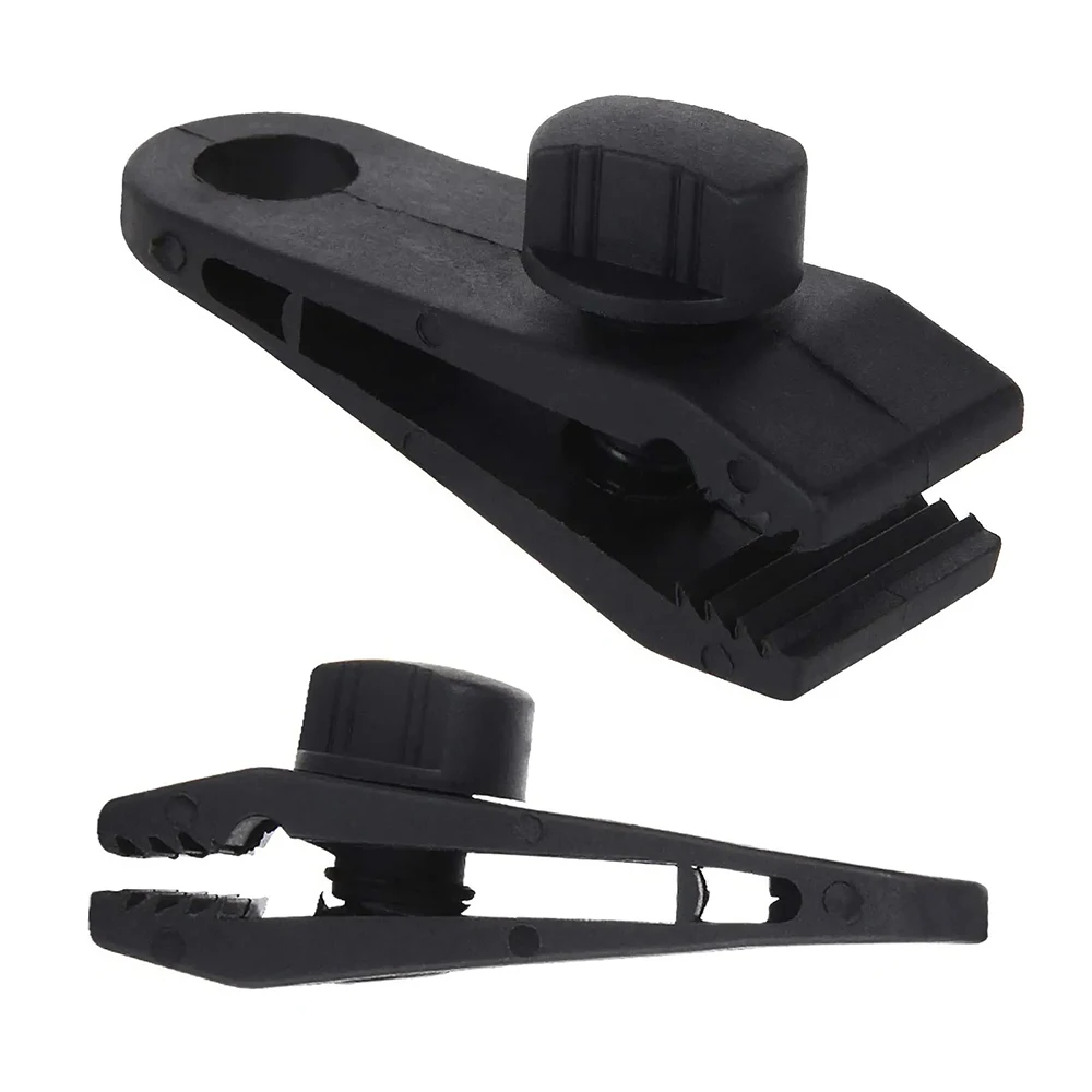 20PC Camping Tarp Clips Heavy Duty Lock Grip Tent Fasteners Pool Awning Bungee Cord Car Tighten Outdoor
