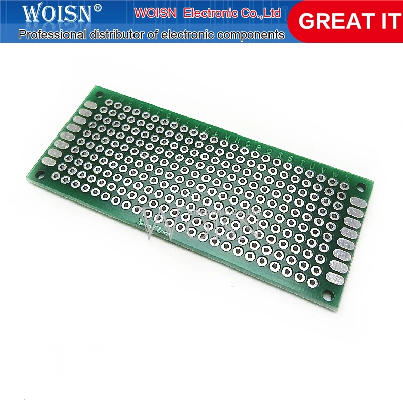 Scheda Pcb A Doppia Faccia Spray Tin Green Oil In Fibra Di Vetro 3X7Cm Spessore 1.6