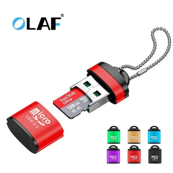 Olaf USB Micro SD TF Card Reader USB 2.0 Mini lettore di schede di memoria per telefono cellulare adattatore USB ad alta velocità per accessori per Laptop 1