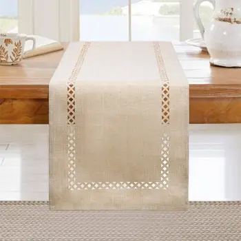 Modern Linen Table Runner 1