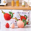 European Ceramic Strawberry Cruet Oil Pot Creative Fruit Kitchen Seasoning Jar Salt Sugar Chili Jar Soy Sauce Vinegar Bottle New 4