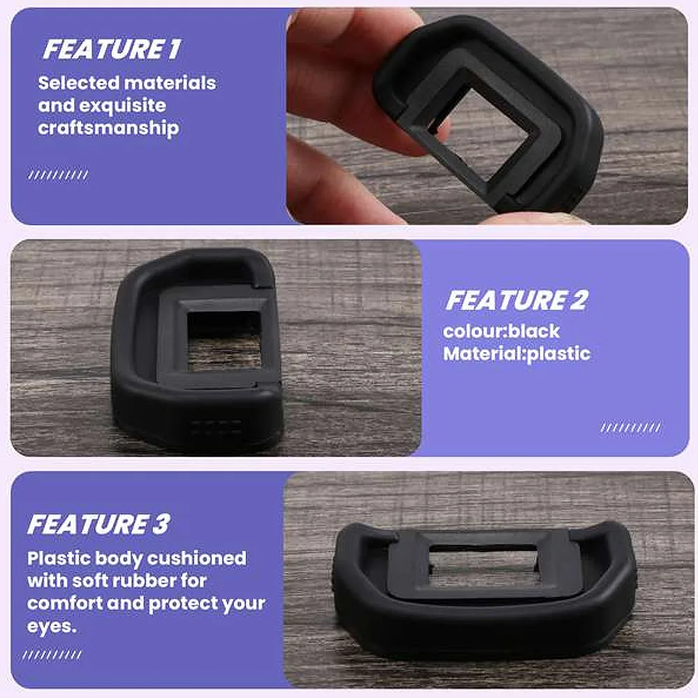 Camera Eyepiece Eyecup 18Mm Eb Replacement Viewfinder Protector Canon Eos 80D 70D 60D 77D 50D 5D 5D Mark Ii 6D 6D Mark Ii camera viewfinder accessories