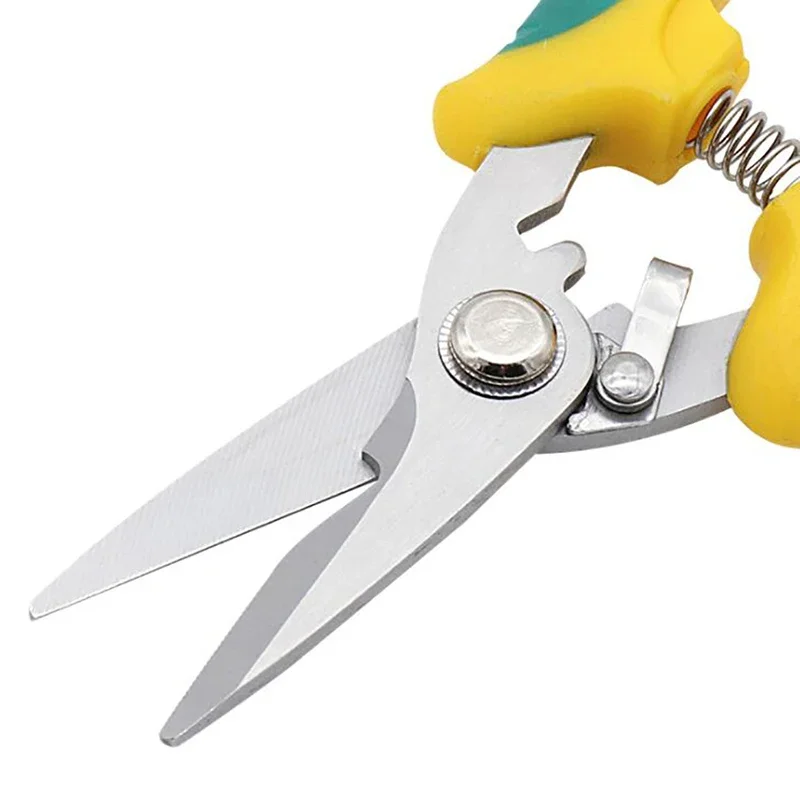 Stainless Steel Electronic Scissors Wire Cable Cutting Cutter Multifunctional Pliers Durable Hand Tool 5