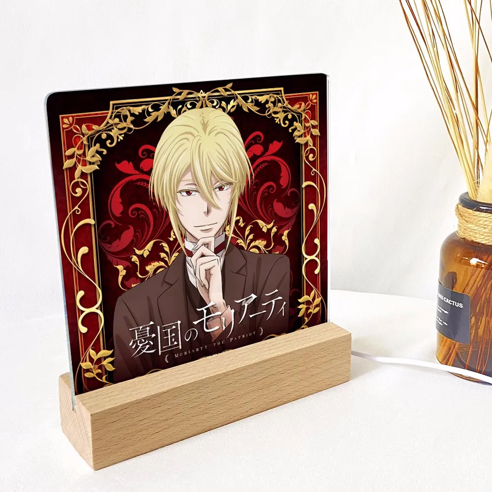 

Anime Moriarty The Patriot William Desk Light Action Figure PVC Kids Toys Brinquedos 4727 Kids Gift