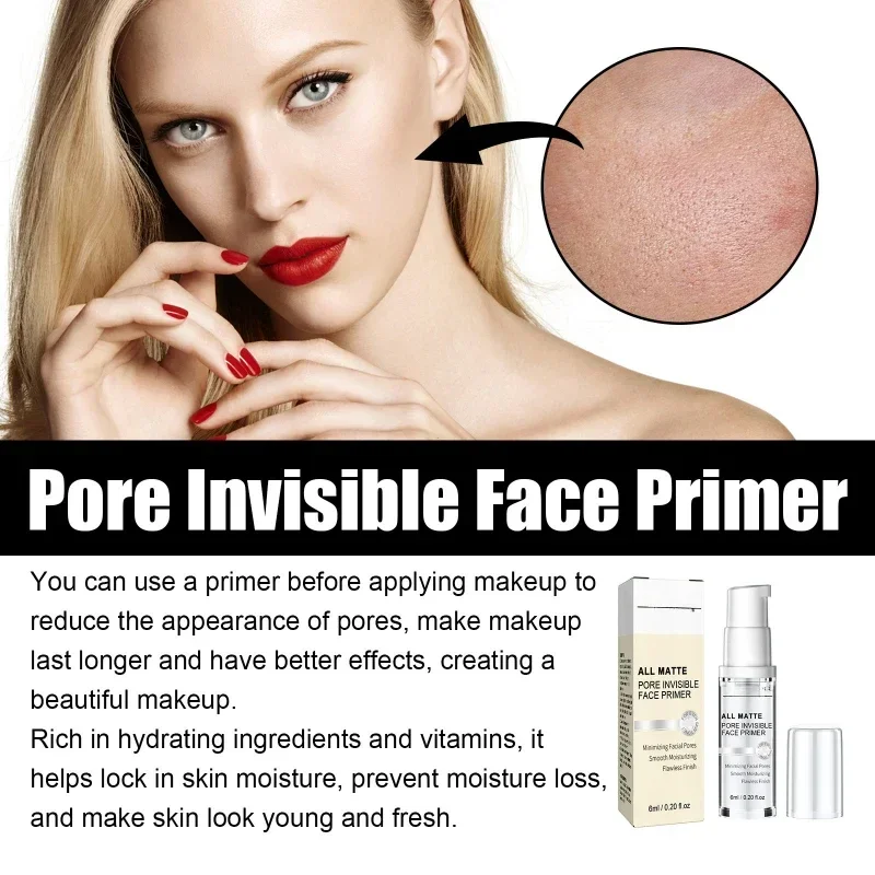 Facial Base Primer Pores Invisible Oil Control Make Up Face Base Cream Professional Pores Foundation Primer Cosmetic