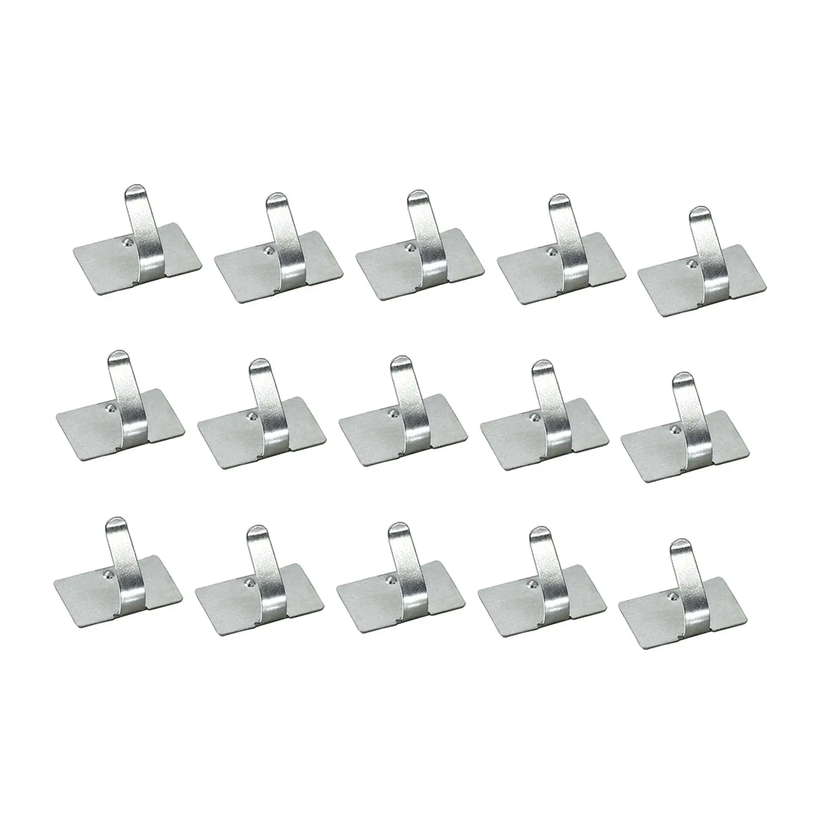 15x 코드 관리 와이어 정리 클립 전기선용 다목적 견고한 케이블 클립 손쉬운 케이블 관리