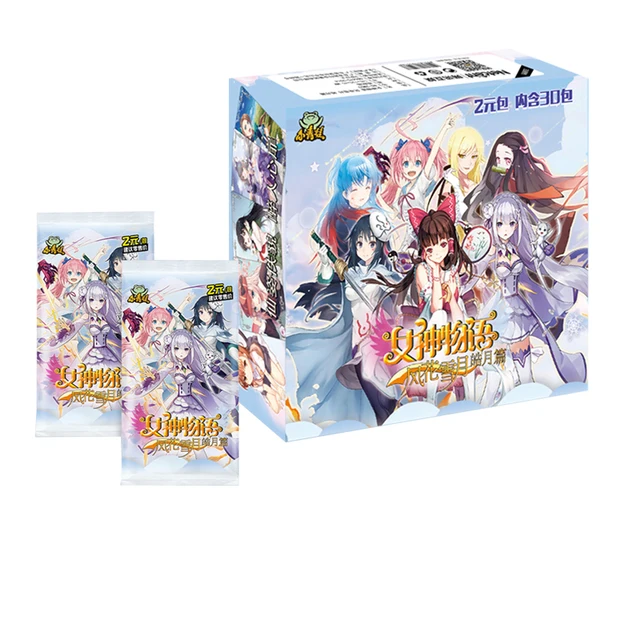 Goddess Story Kawaii Japanese Anime Collection Rare Cards Box Child Kids Gift Game Collectibles Card for Children Birthday Toys 5