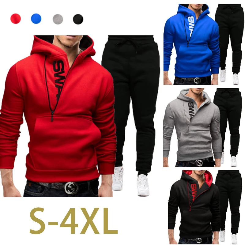 Men's Sets Men's Sportswear Suit 2022 Spring and Autumn New Two-Piece Men's Casual Hoodies+ Pants Sportswear Fashion Sports Shirt Male mens jogger sets