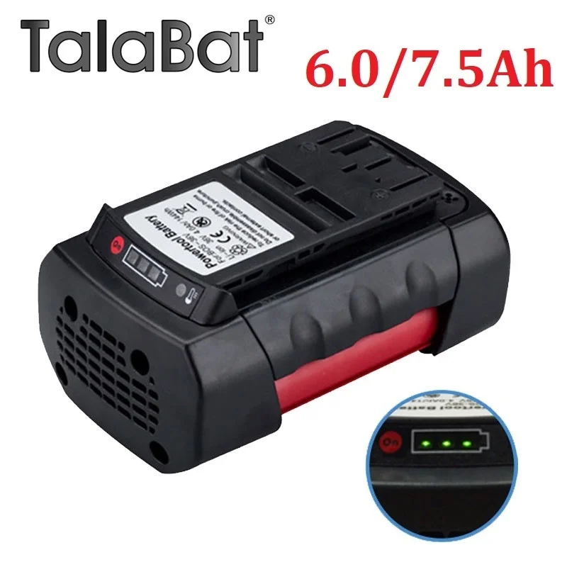

Replacement Batteries 6000/7500mAh 36V for BOSCH Li-ion Rechargeable Battery BAT810 BAT836 BAT840 GBH36V-LI 11536C-1 11536C-2