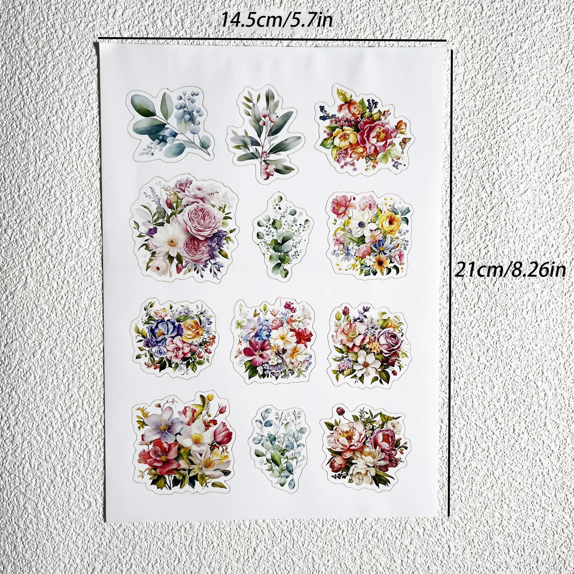 Description Picture 6 of itemJAI IMAN 20sheets Large Size PET Decorative Die Cut Sticker Book,Perfect for Journals,Arts Crafts,Scrapbooking Supplies