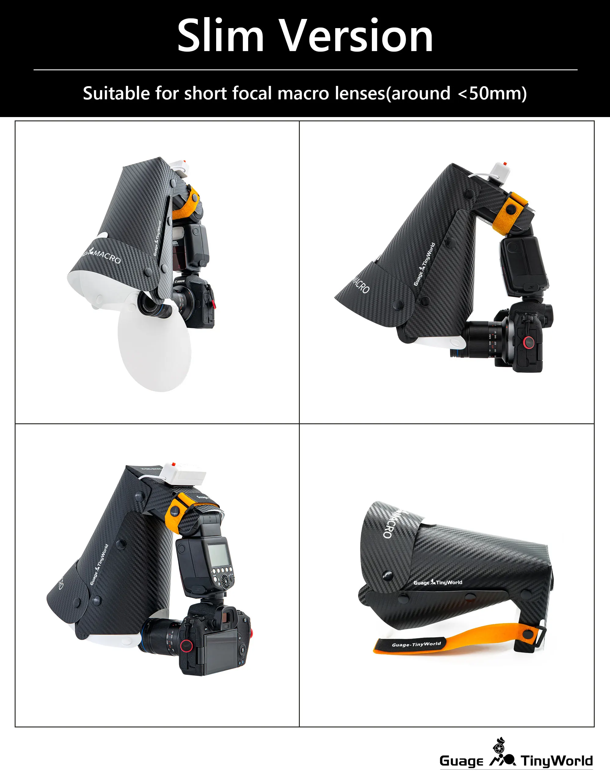 Speedlightフラッシュディフューザーマクロ写真ソフトボックス、マクロ