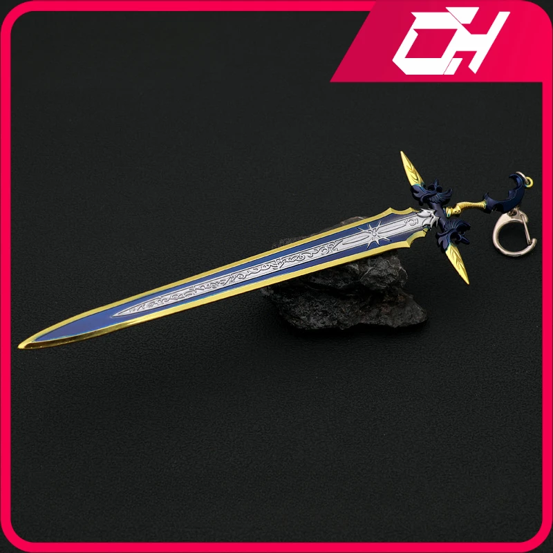 

Fantasy Game Weapon Bahamut Ultimate Sword Cloud Strife 22cm Metal Game Peripheral Uncut Blade Weapon Model Gifts Toys for Boys