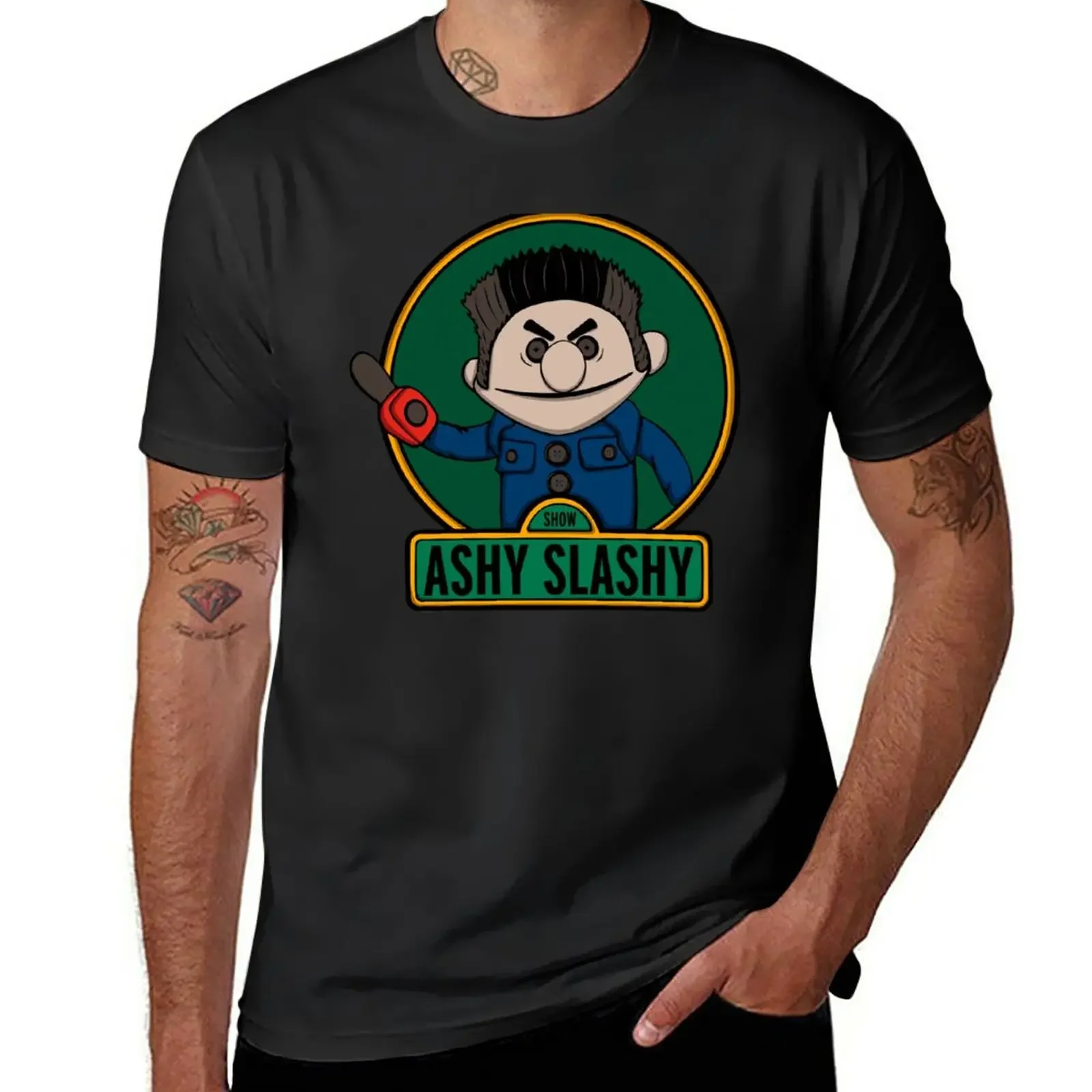 

The ashy slashy show T-Shirt tops blanks sublime workout shirts for men