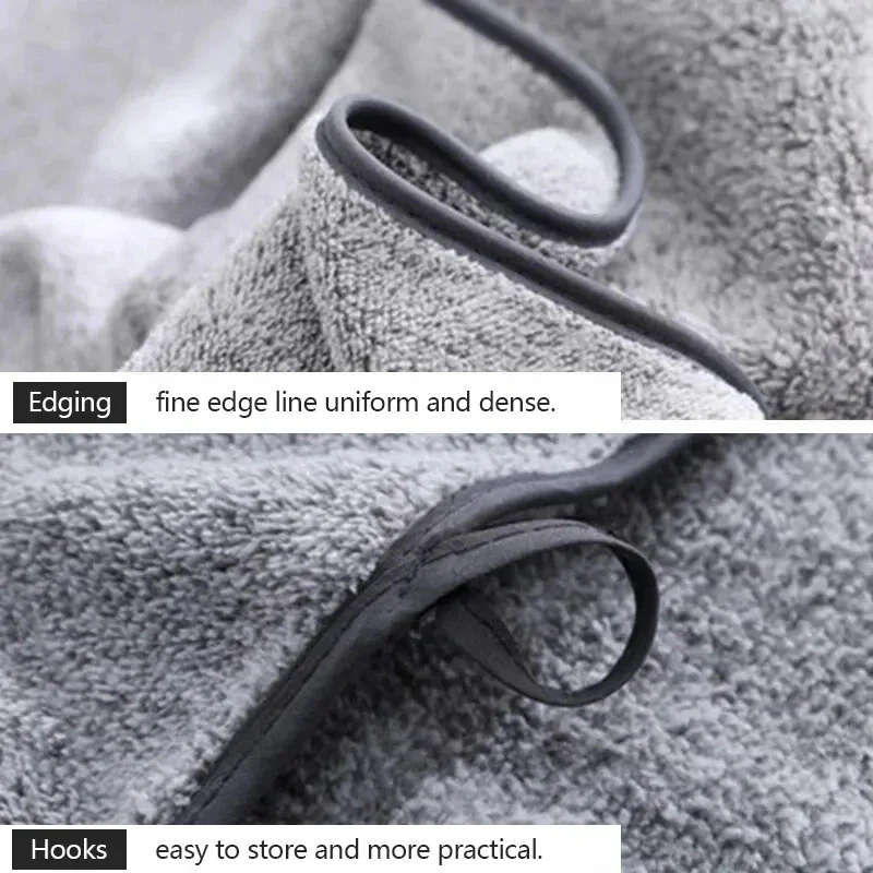 Women's Thickened Bath Towels for The Body Microfiber Men's Towel for Gym Sports Shower Robe Spa Bath Home