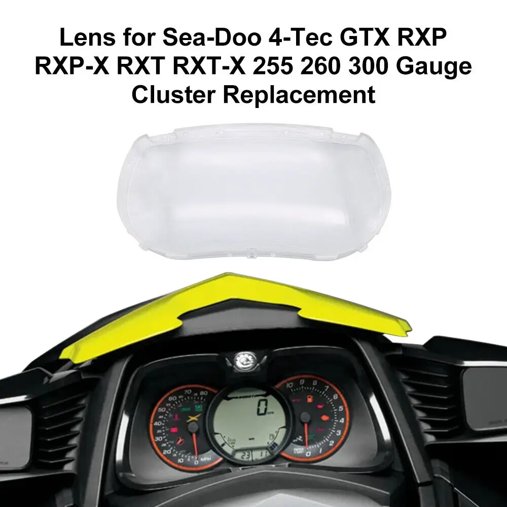 

Lens for Sea-Doo 4-Tec GTX RXP RXP-X RXT RXT-X 255 260 300 Gauge Cluster Replace