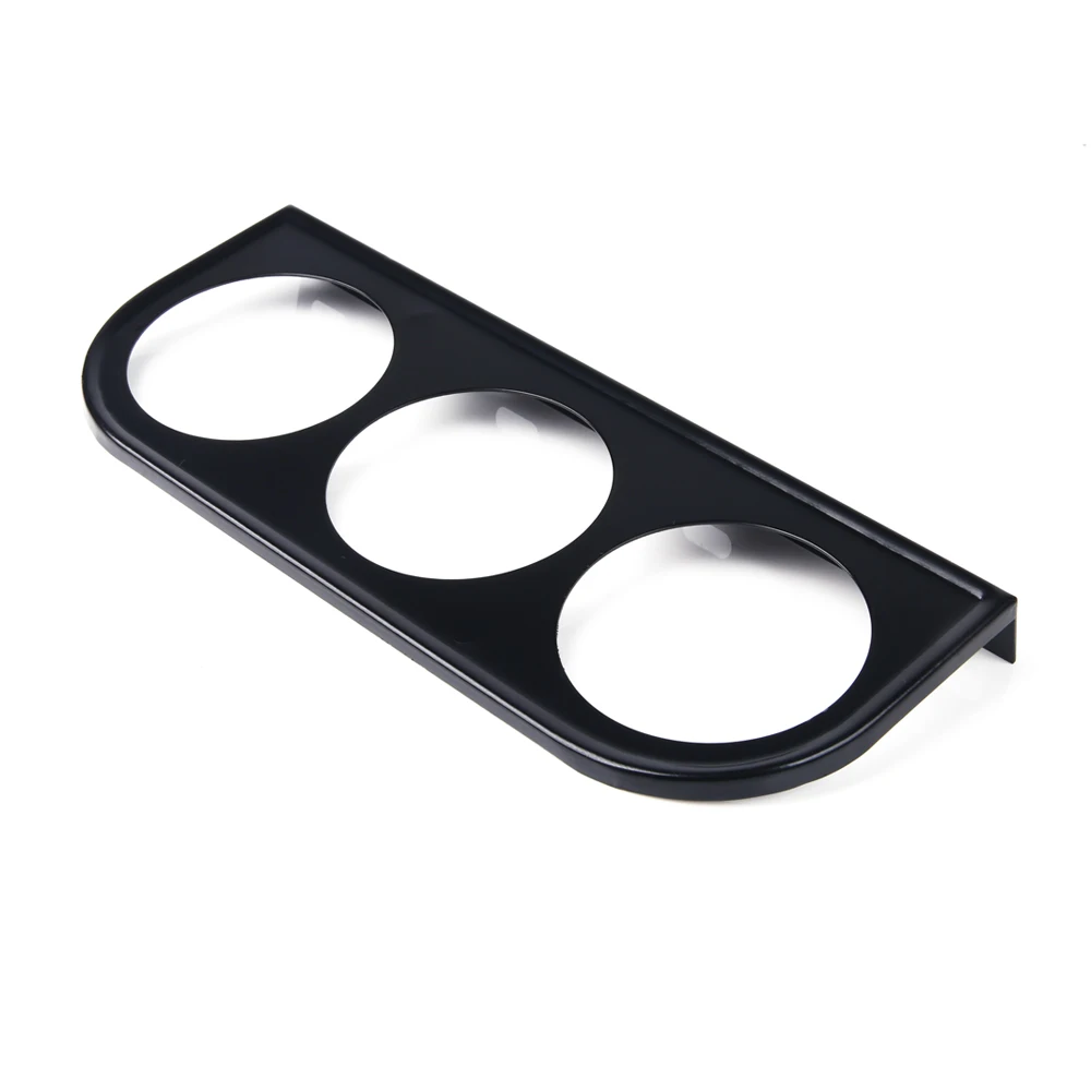 52MM Universal One/Two/Three Auto Modified Meter Cup Black Car Gauge Holder for 2-Inch Triple /Double/ Single Hole Meter Chrome