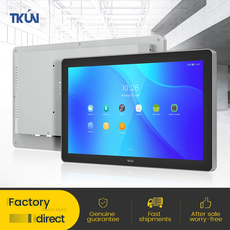 Tkun 15.6 Pollici Capacitivo Multi-Touch Aio Macchina Shipborne Impermeabile Marine Android All-In-One Computer Industria Pc
