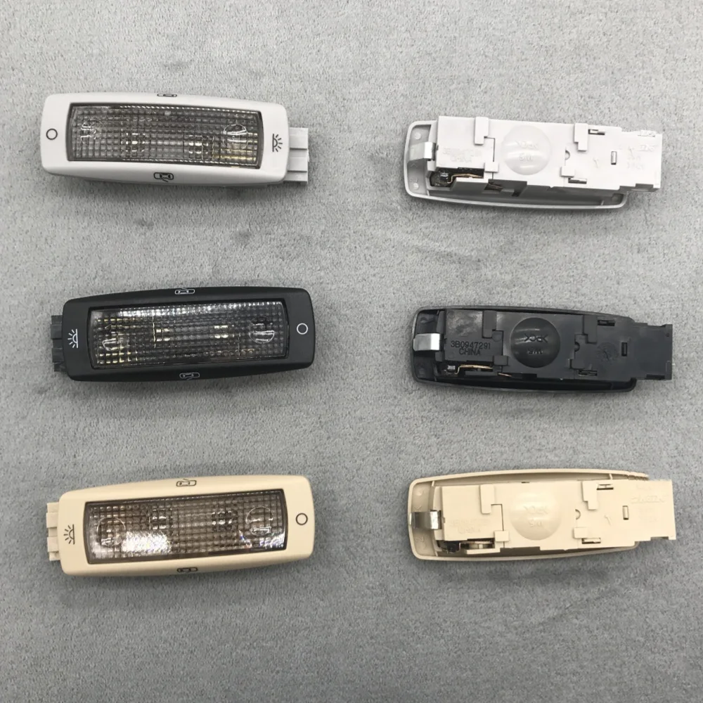 Rear Reading Dome Light Replacement – High Brightness Gray Shell Light For Various Car Models, OE 3B0947291