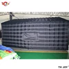 8x6m Black Inflatable Nightclub Tent with Disco Light N Fog Machine Portable Carnival Inflatable Party Tent House 5