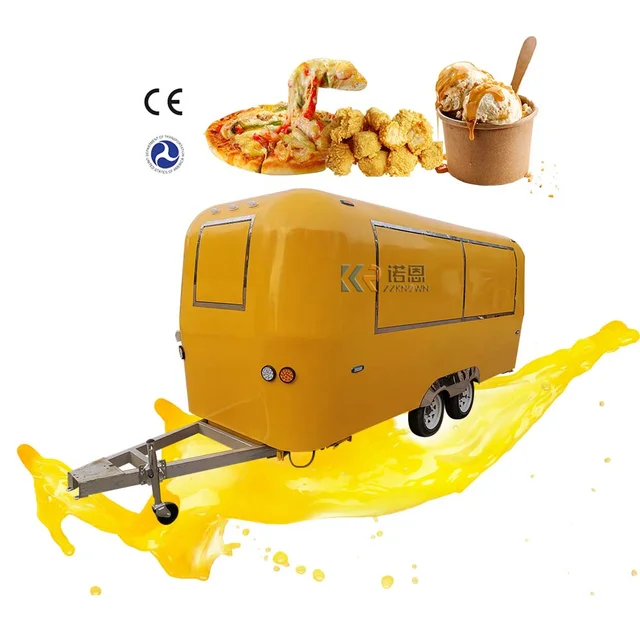 Airstream food trailer with DOT CE certificate