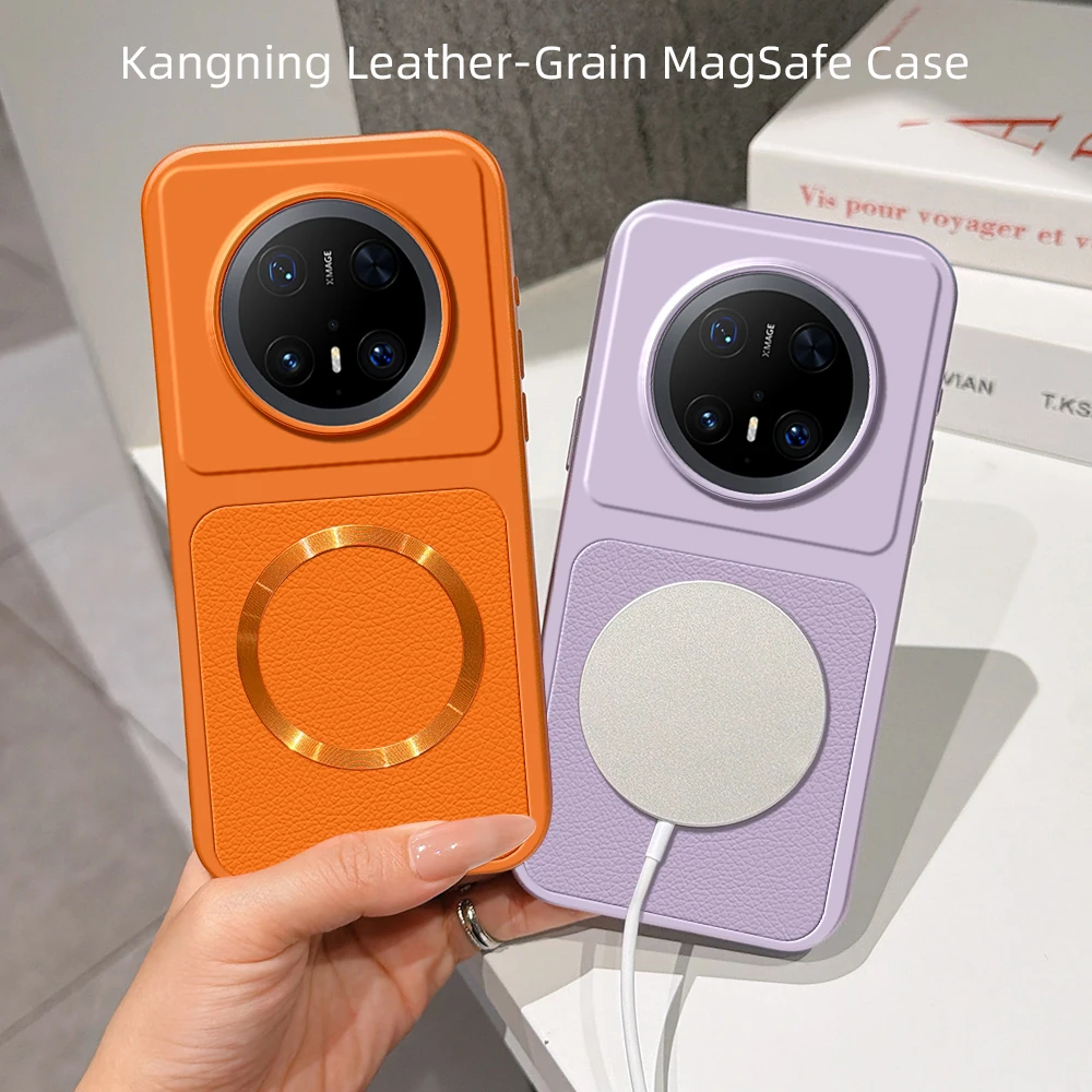 Magsafe-Compatible Sheepskin Pattern Wireless Charging Phone Case