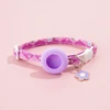 AirTag Cat Collar,print Adjustable Cat Collar with Apple Air Tag Holder,Safety Cat Collars for Girl Boy Cats,Kittens and Puppies 4