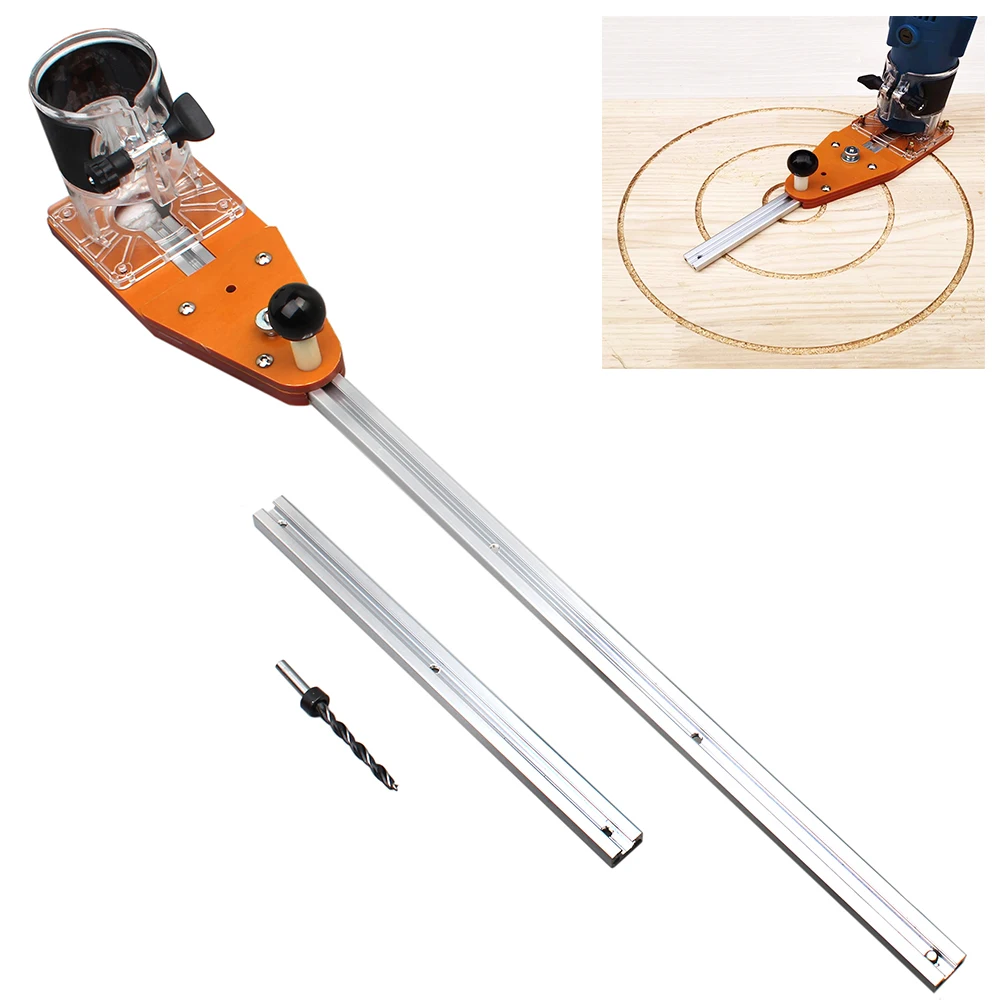 Circle Cutting Jig Trimmer Jig for Milling Makita Wood Board Router Milling Circle Groove Woodworking Tools 2-140CM