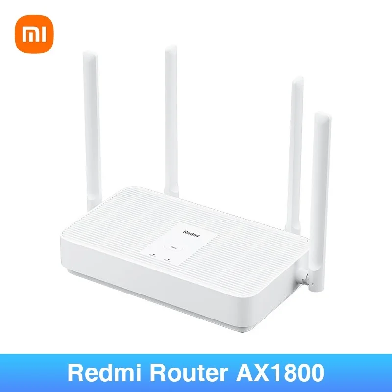 Xiaomi Redmi Router AX1800 WiFi6 2.4/5GHz Dual Frequency MIMO-OFDMA 128MB ROM Dual-Band Wireless Signal Amplifier Gigabit |