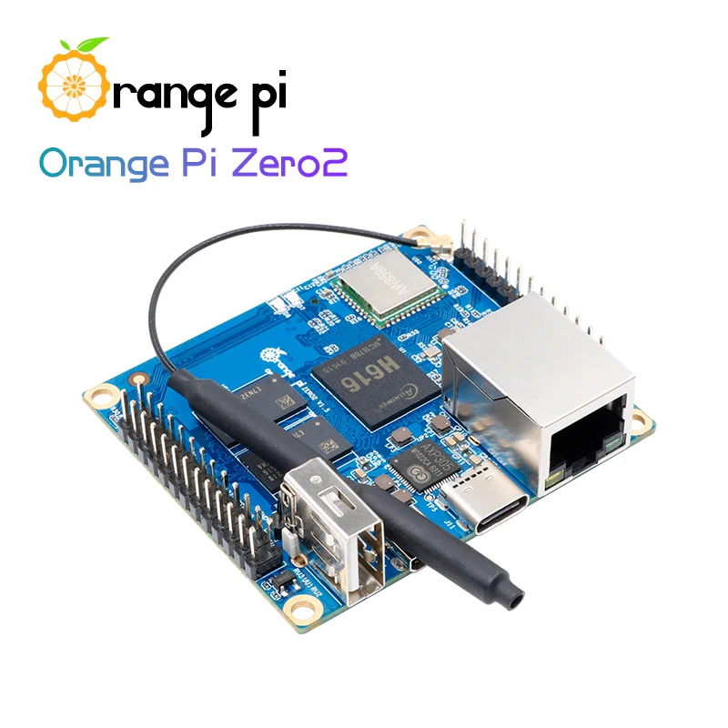Orange Pi Zero 2 1GB Allwinner H616  ҽ  ,  + Wifi  ̴ PC º, ȵ̵   OS 