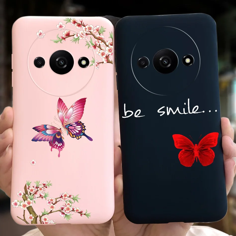 Fashion Moon Pattern Soft Silicone Protective Phone Case Back Cover