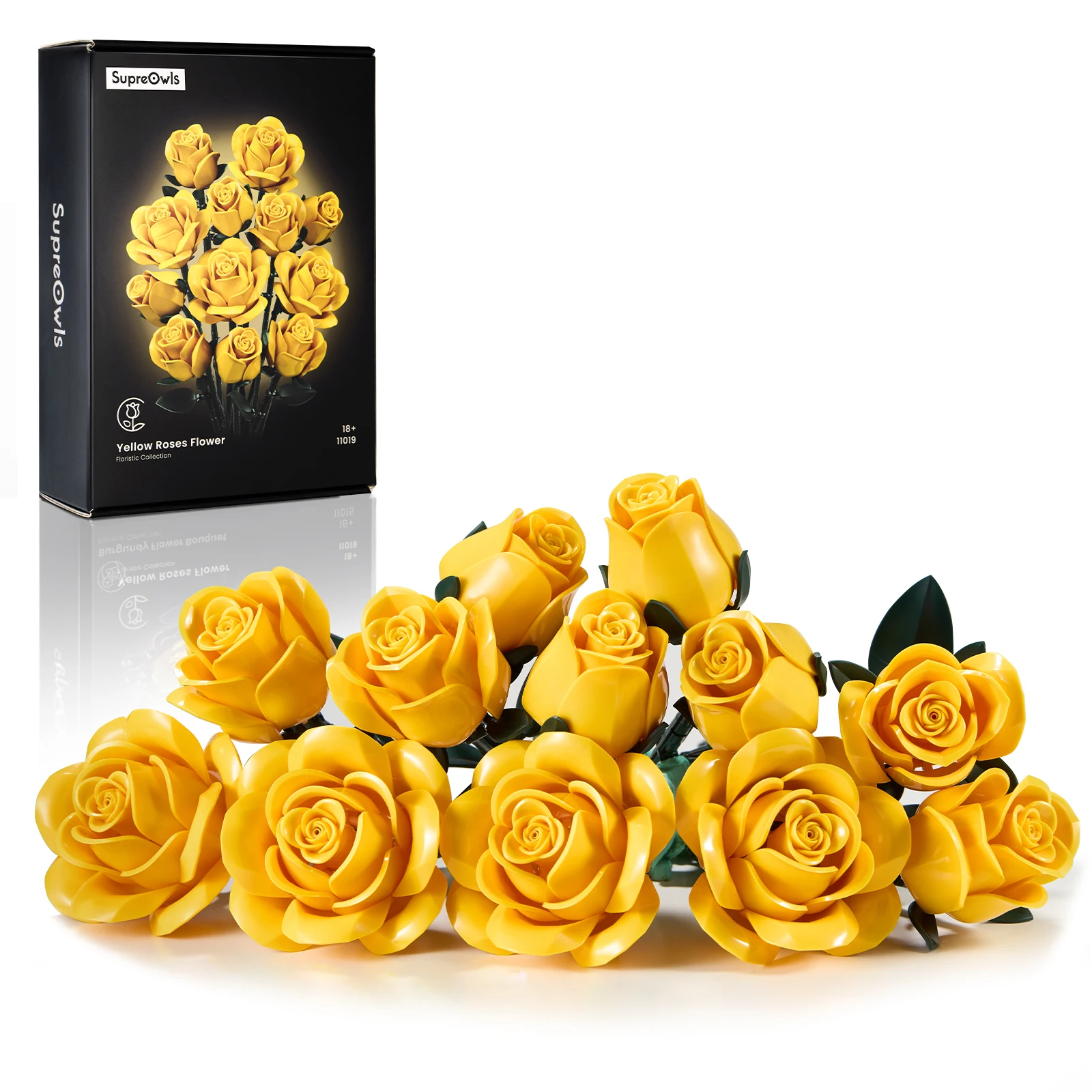 Gelber Blumenstrauß Bausatz Mit Rosen Für Kinder Und Erwachsene_voghion.com