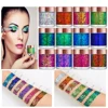 12 Color Cosmetic Glossy Shiny Sequins Chunky glitter eyshadow gel Cream Chameleon Eye shadow 1