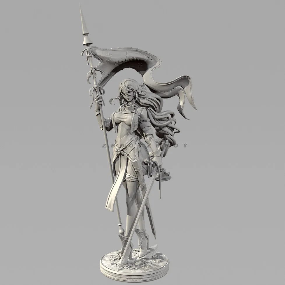 남자의 키 55mm 75mm 95mm 수지 모델 키트 무색 및 자체 조립(3D 프린팅) TD-7685/3D