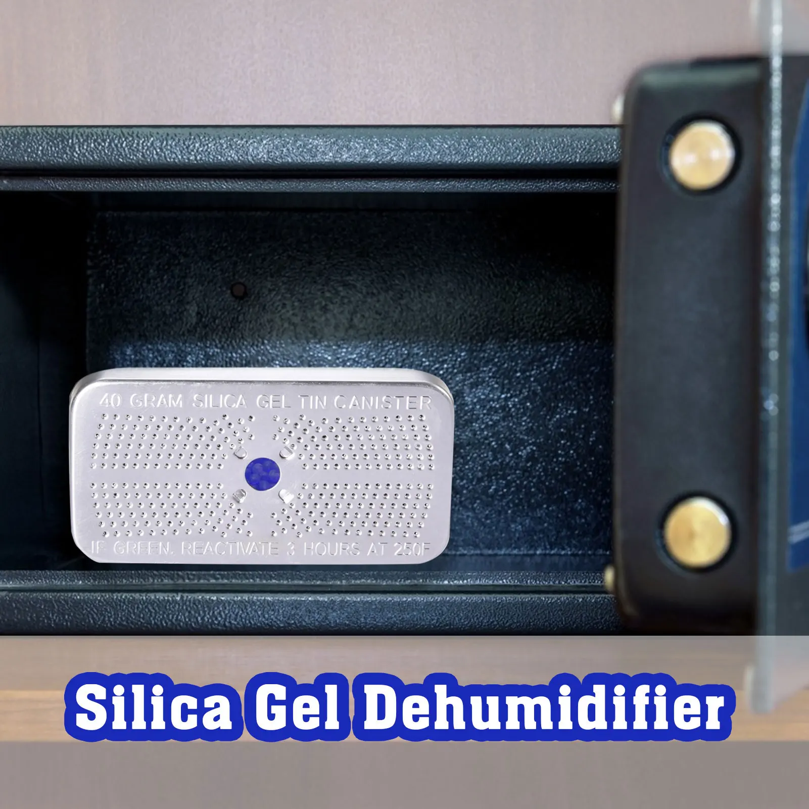 Blue/Orange Silica Gel Dehumidifier Reusable Silica Gel Beads Desiccant Moisture Absorber For Camera Electronic Storage un Safe