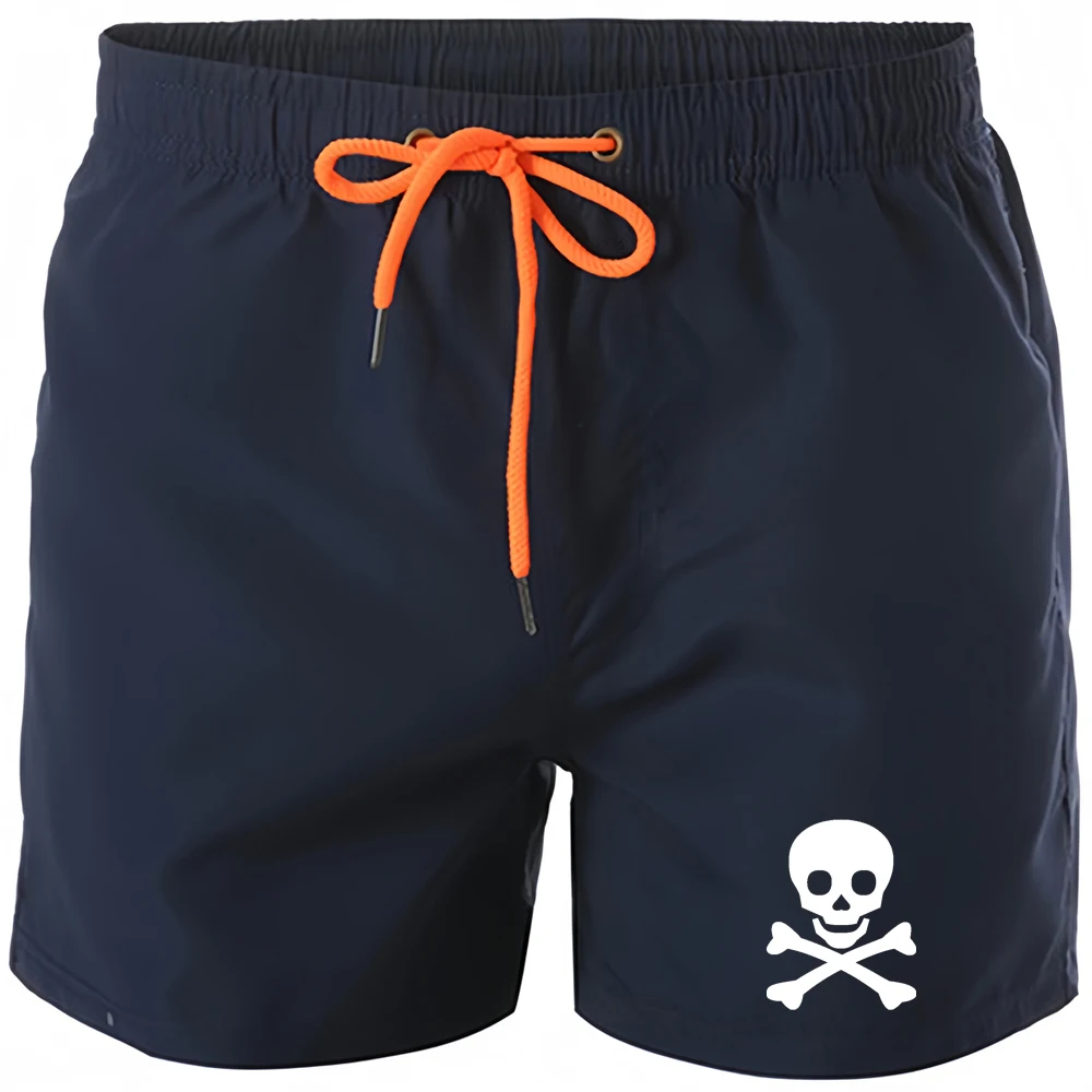 Men's Beach Shorts Swimwear Drawstring with Mesh Lining Male Swimming Trunks Quick drying Swimsuit Mens Swim Briefs Surf Shorts 4