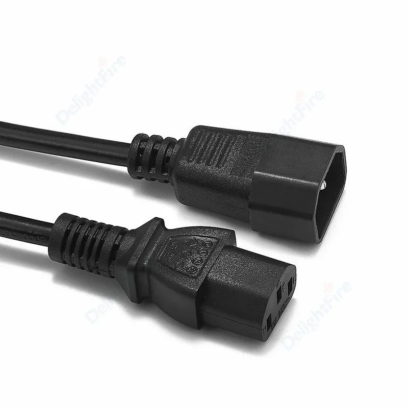 Кабель питания IEC C13-C14, 18AWG, 1 м, 3 м, 5 м, 10 м